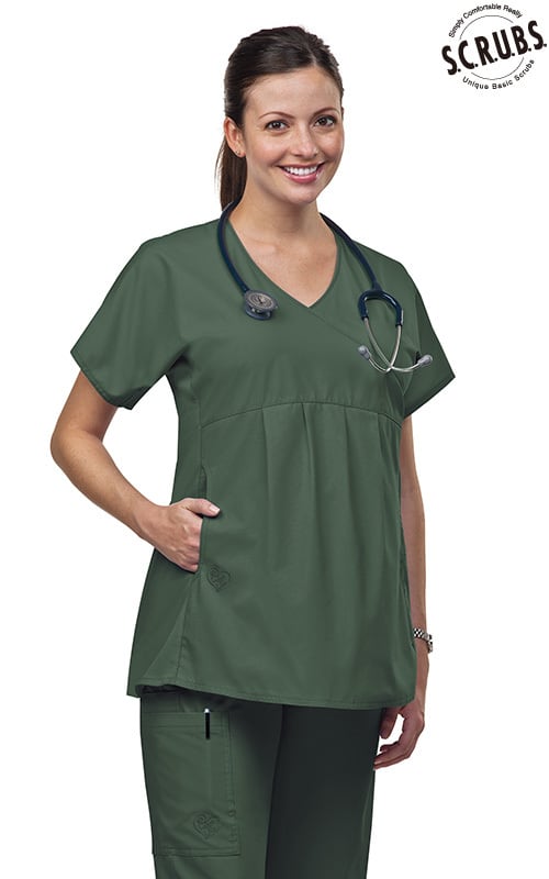 Z1053 全6色” S.C.R.U.B.S マタニティスクラブトップス | SCLAB