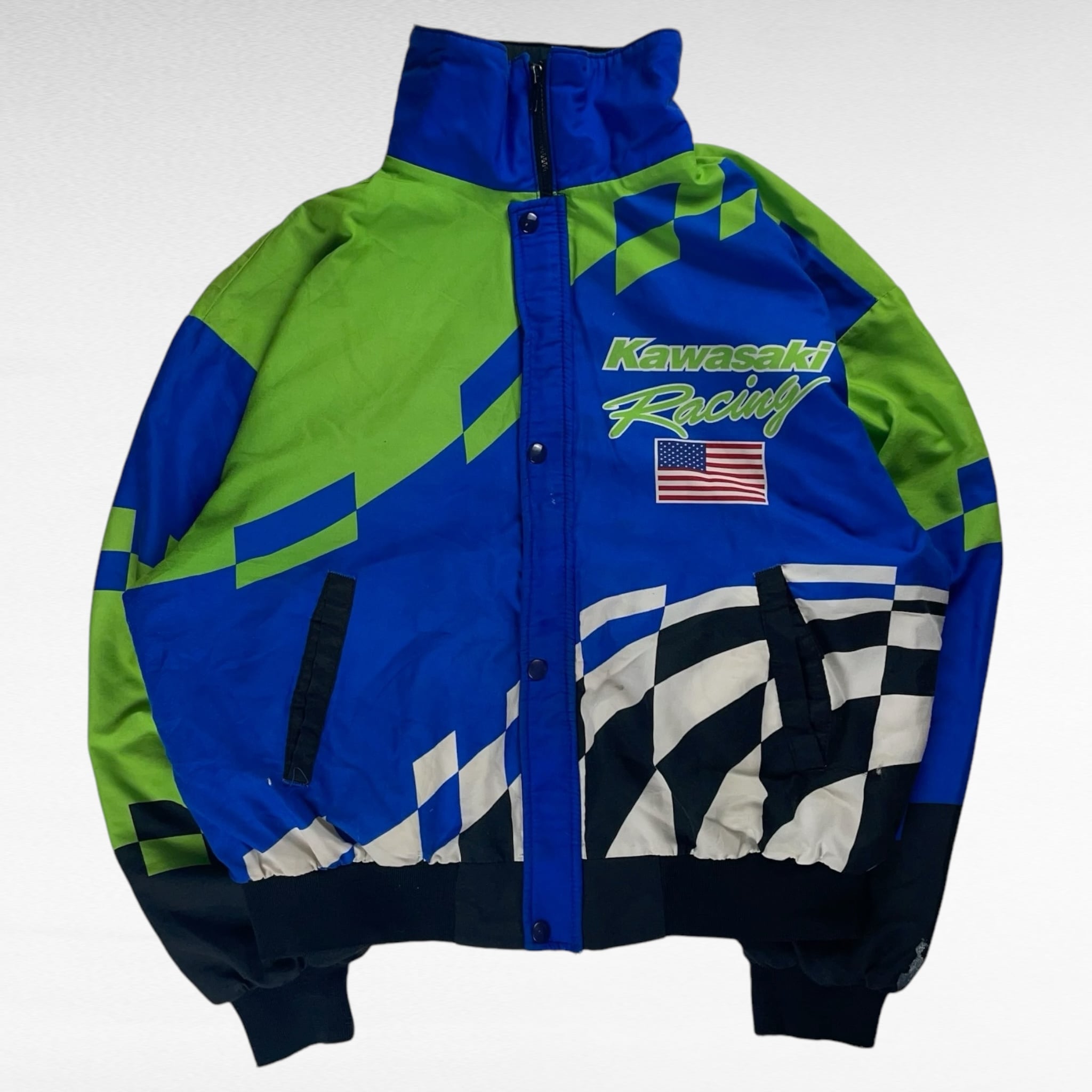 80's】【USA製】 スウィングスター XL相当 Kawasaki レーシング