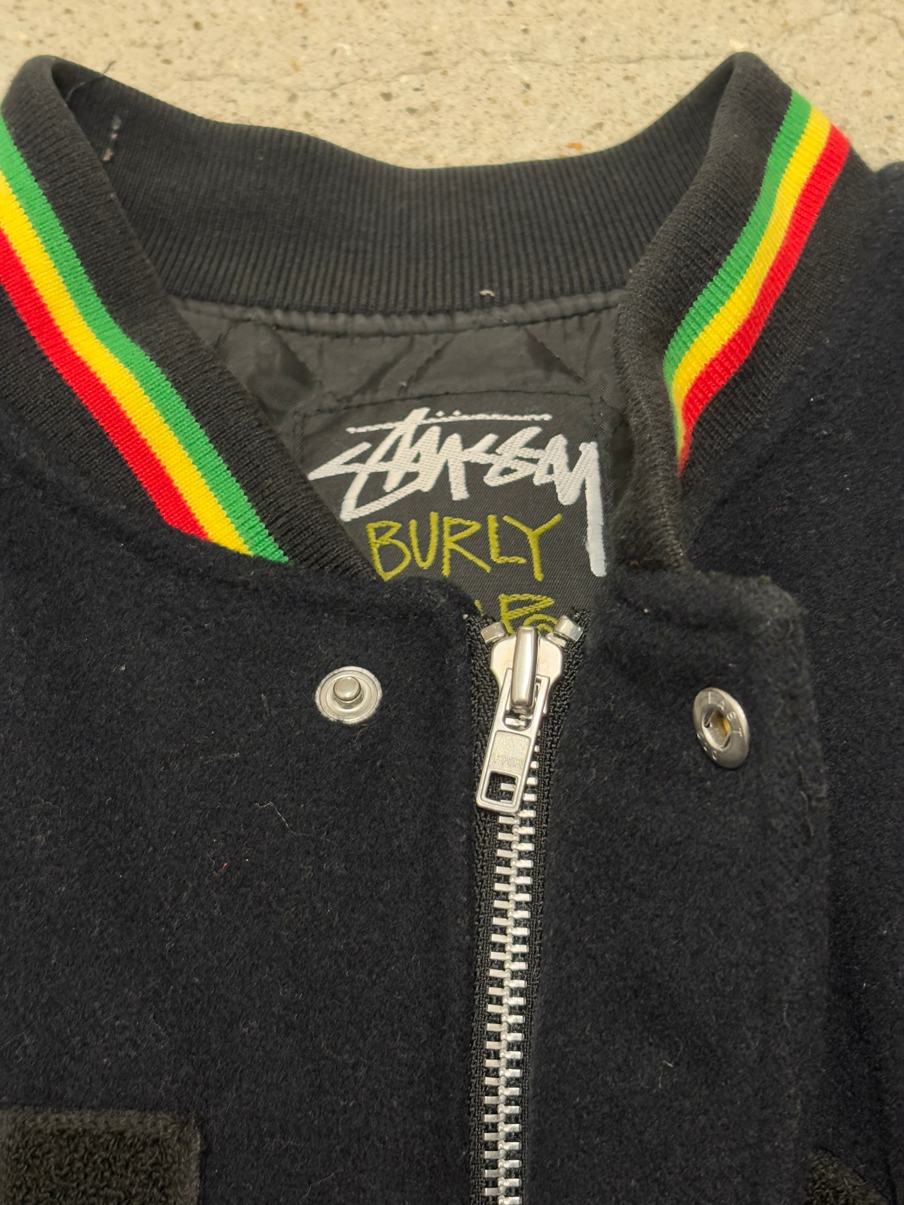 00s OLD STUSSY × MASTERPIECE/Varsity Jacket/2004年/XL/限定アイテム