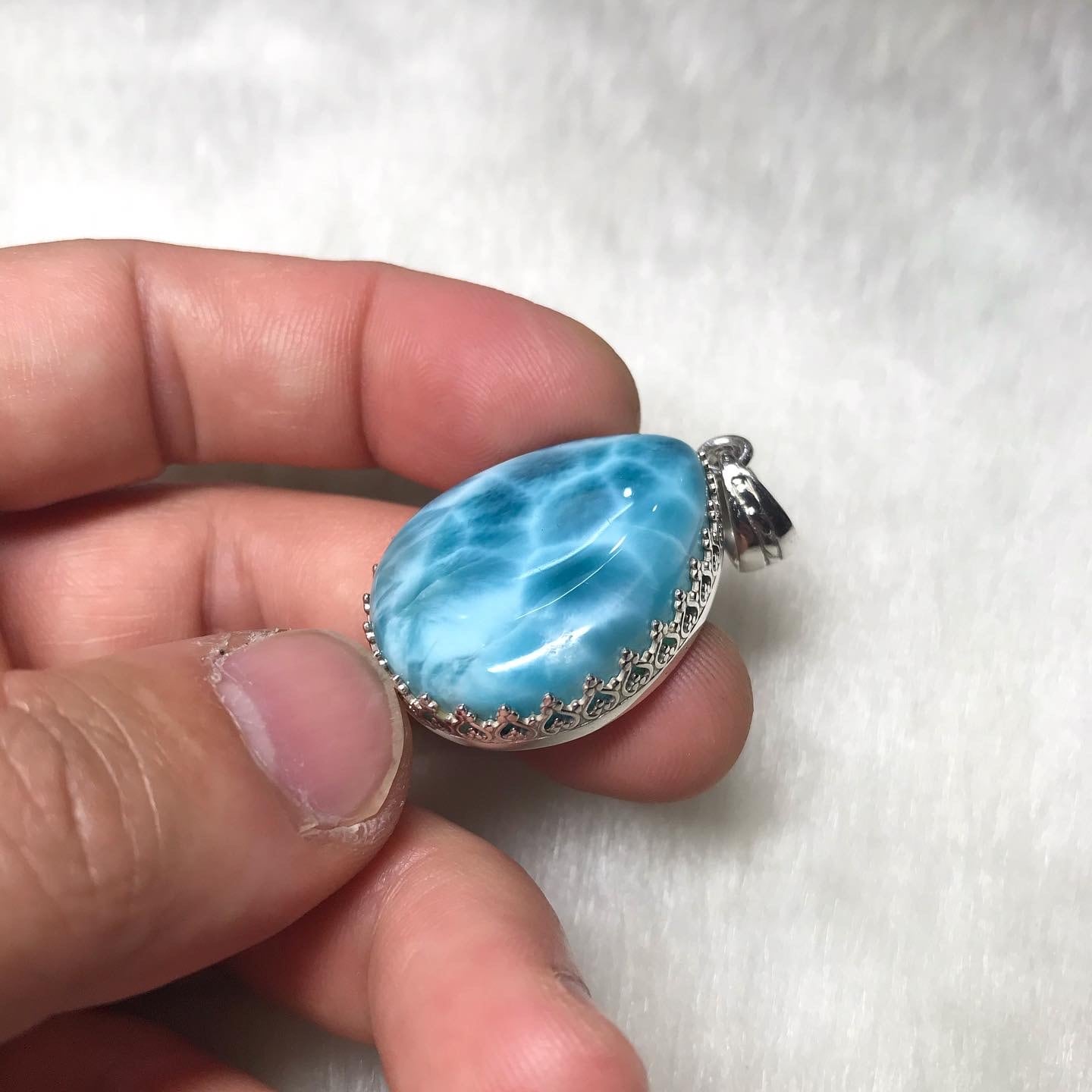 ラリマー ペンダントトップ P-8 ドミニカ共和国 | 石垣島のラリマー屋