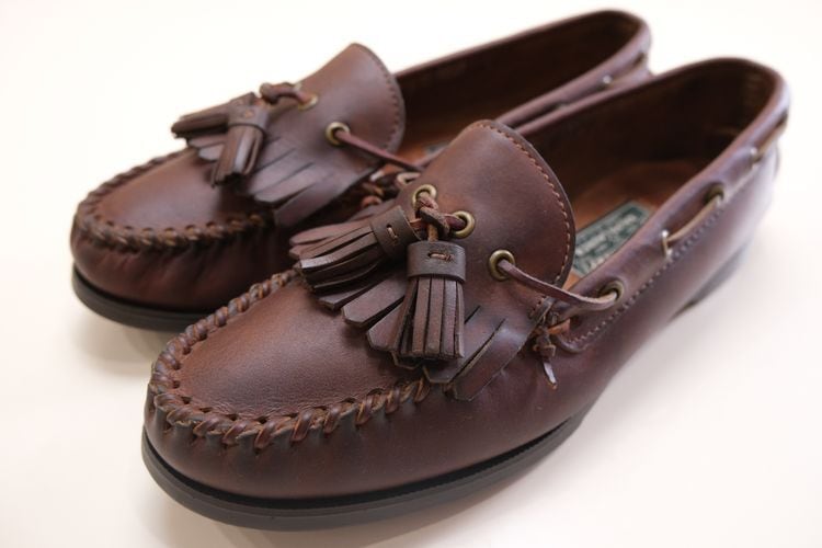 90's POLO COUNTRY by R.L. kilt tassel Loafers 