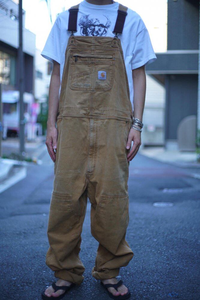 Carhartt] Vintage double knee camel duck overalls [2000s-] Vintage