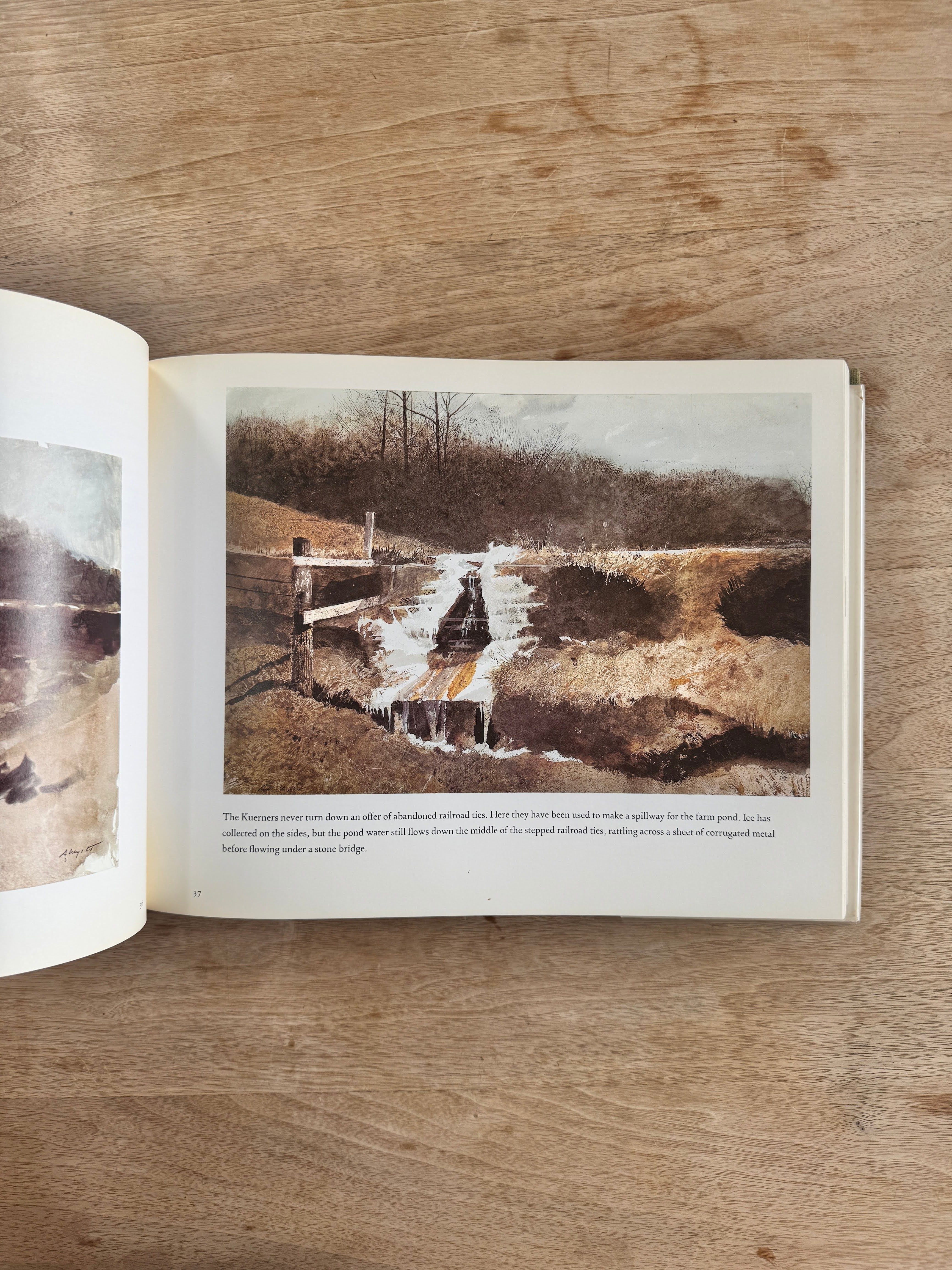 Wyeth at Kuerners, Andrew Wyeth, Betsy James Wyeth, Houghton