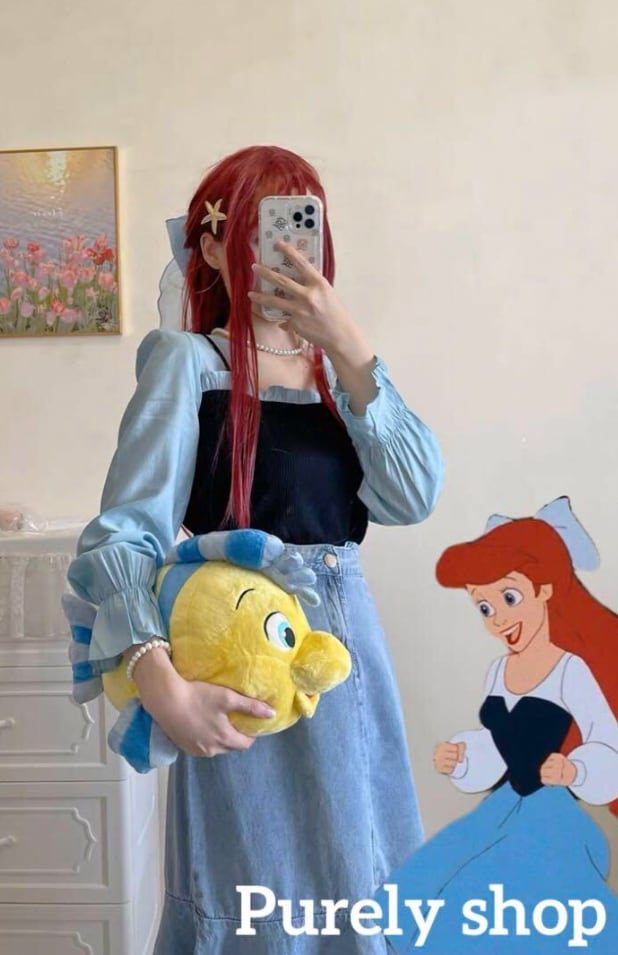 ディズニープリンセス アリエル キスザガール ドレス ワンピース Dハロ