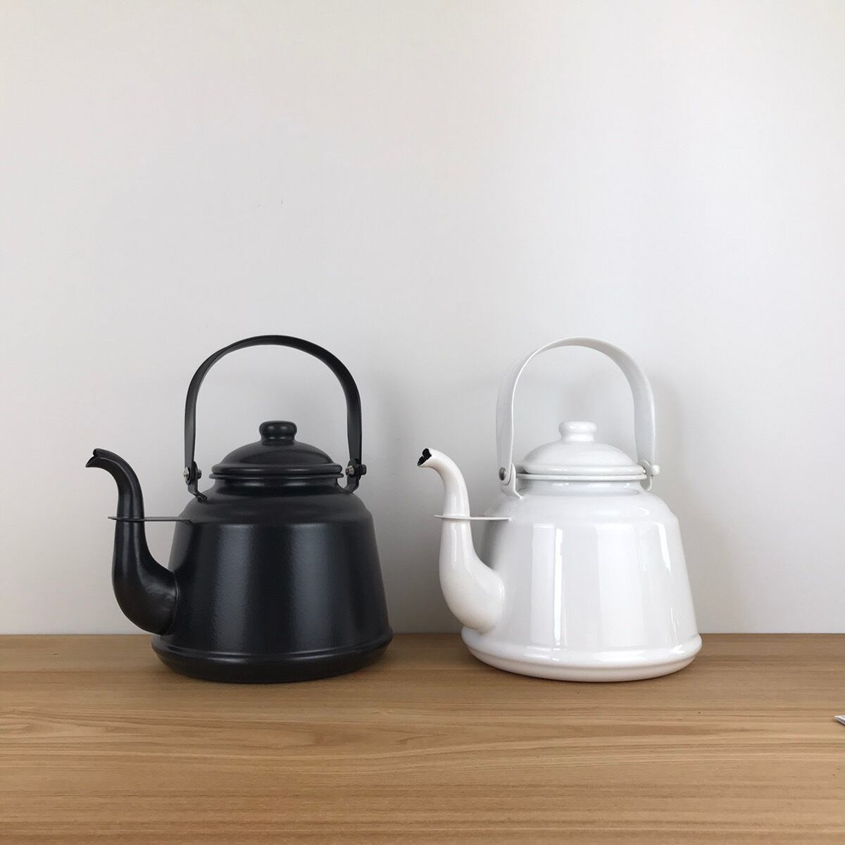 SALE】レトロホーローケトル／黒 | FAVLIFE