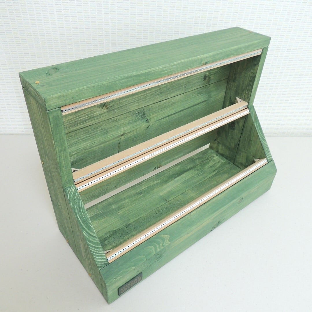 6U 168HP Eurorack Wood Case VG-843 | Vivicat Green モジュラー