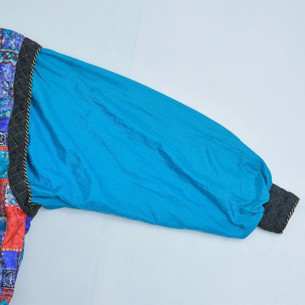 90s LAVON オリエンタルデザイン チャイナ風 ナイロンジャケット
