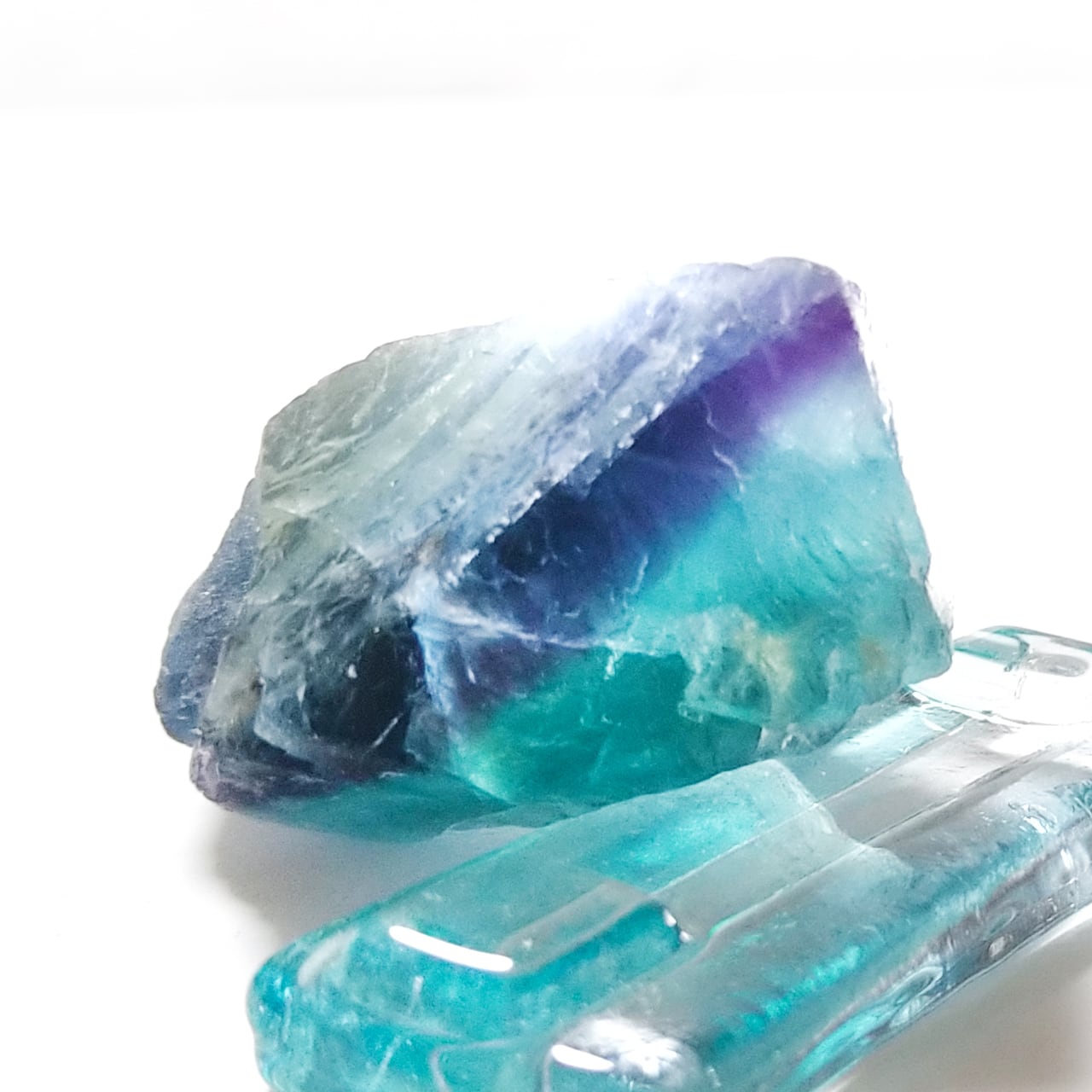 グラデーション 蛍石 フローライト Fluorite 鉱物 原石 鉱石 天然石
