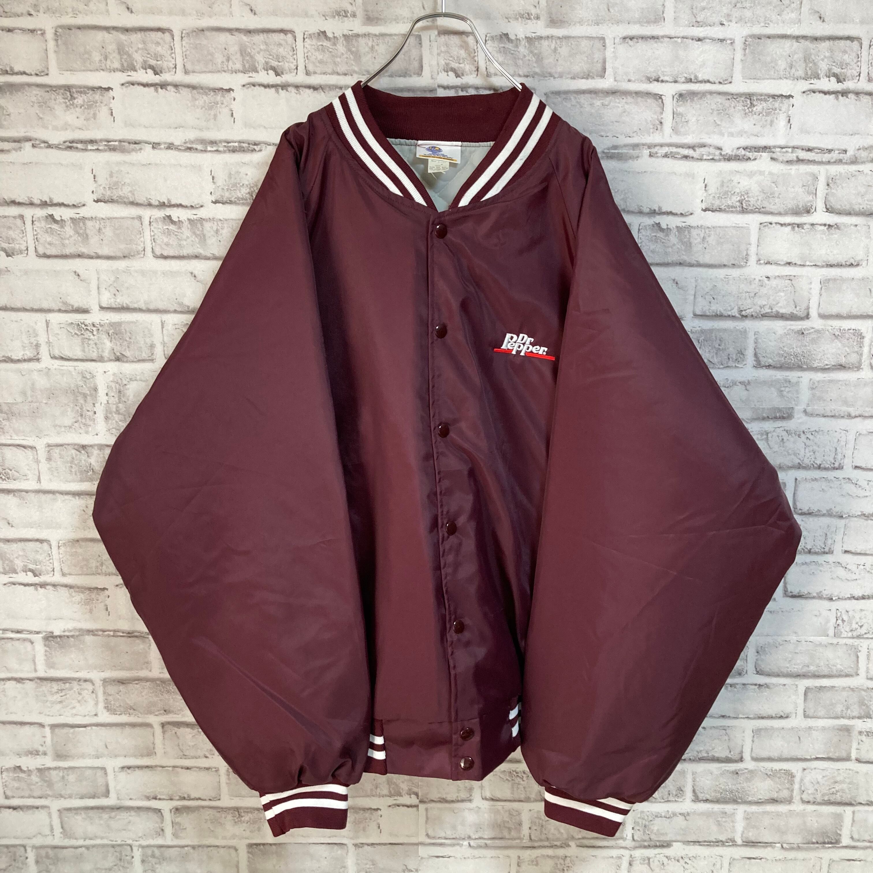 RIVER SIDE】Stadium Jumper XXL相当 80s “Dr Pepper” Made in USA