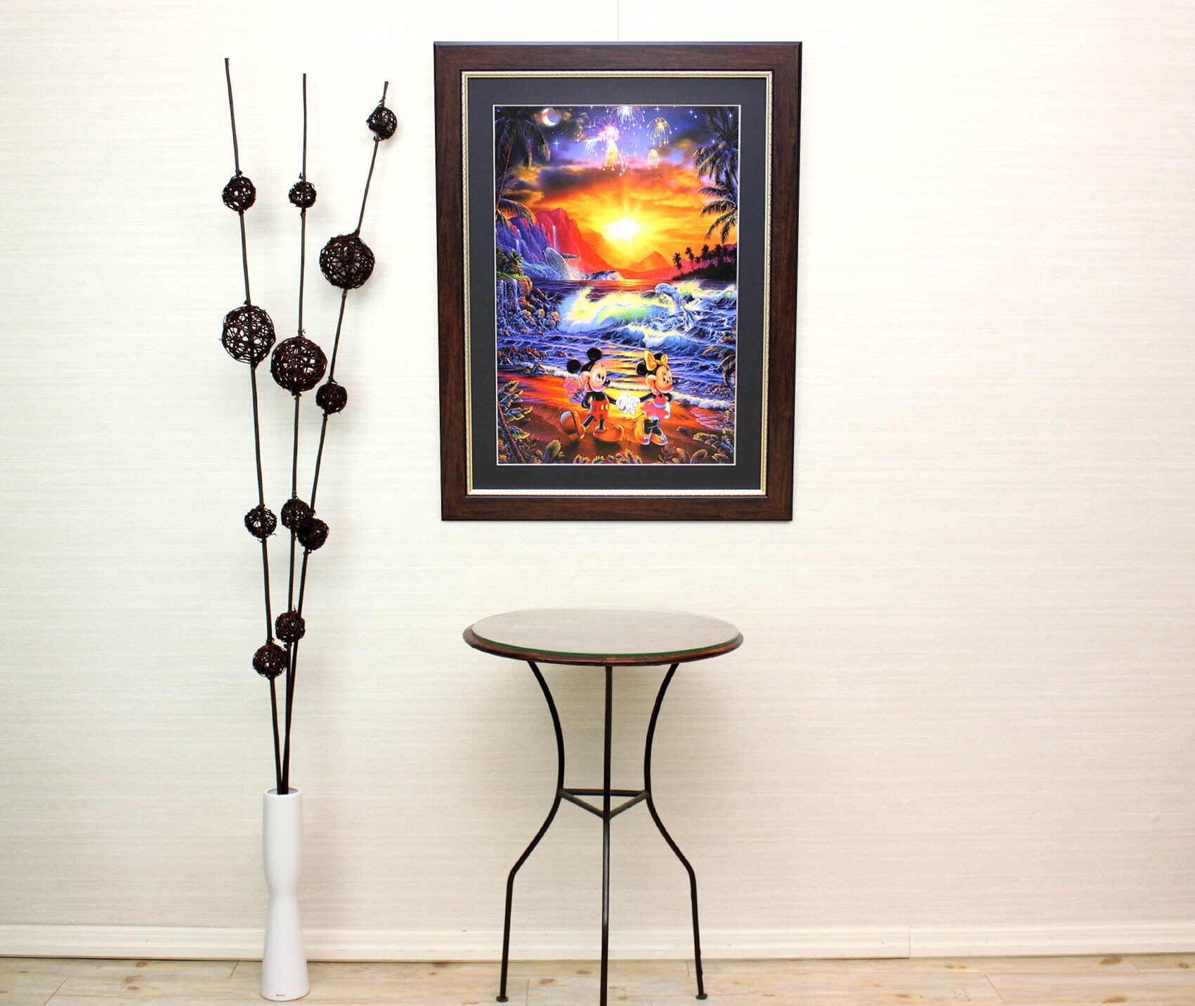 ラッセン ディズニー ポスター「ミッキー ミニー/シーサイド ロマンス