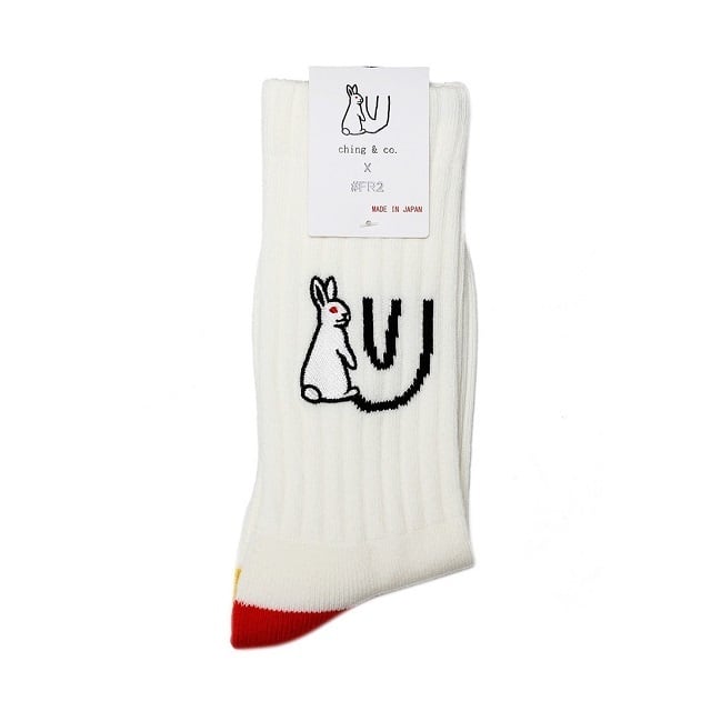ching & co.×#FR2 [刺繍Socks] | ching & co.（チンアンドコー
