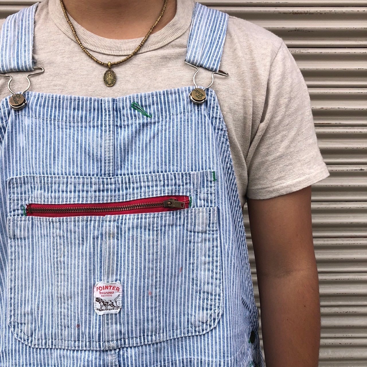 USA製 80s Pointer ポインター ヴィンテージ ヒッコリー ストライプ