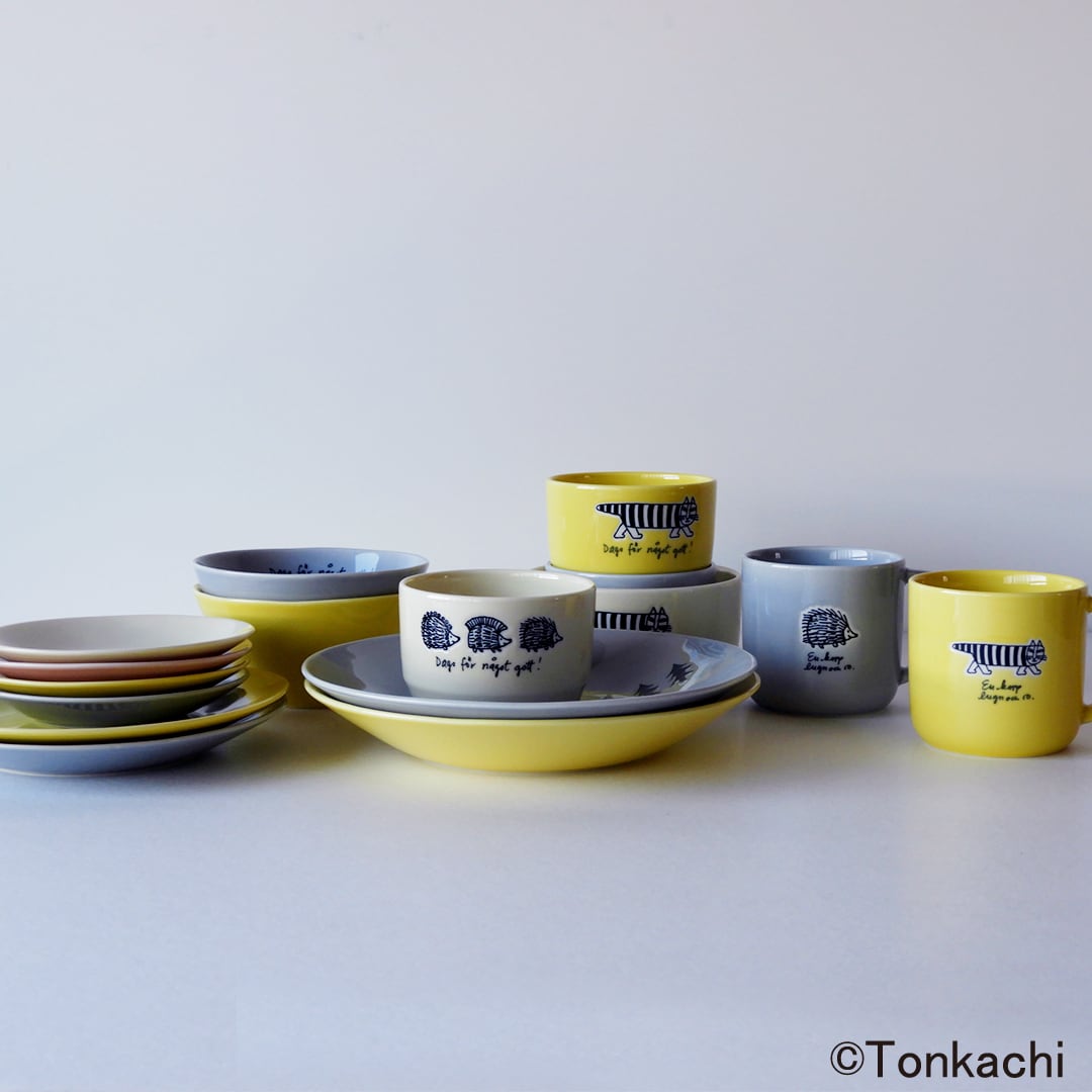 リサ・ラーソン】19cmプレート(イエロー)【stroll(ストロール