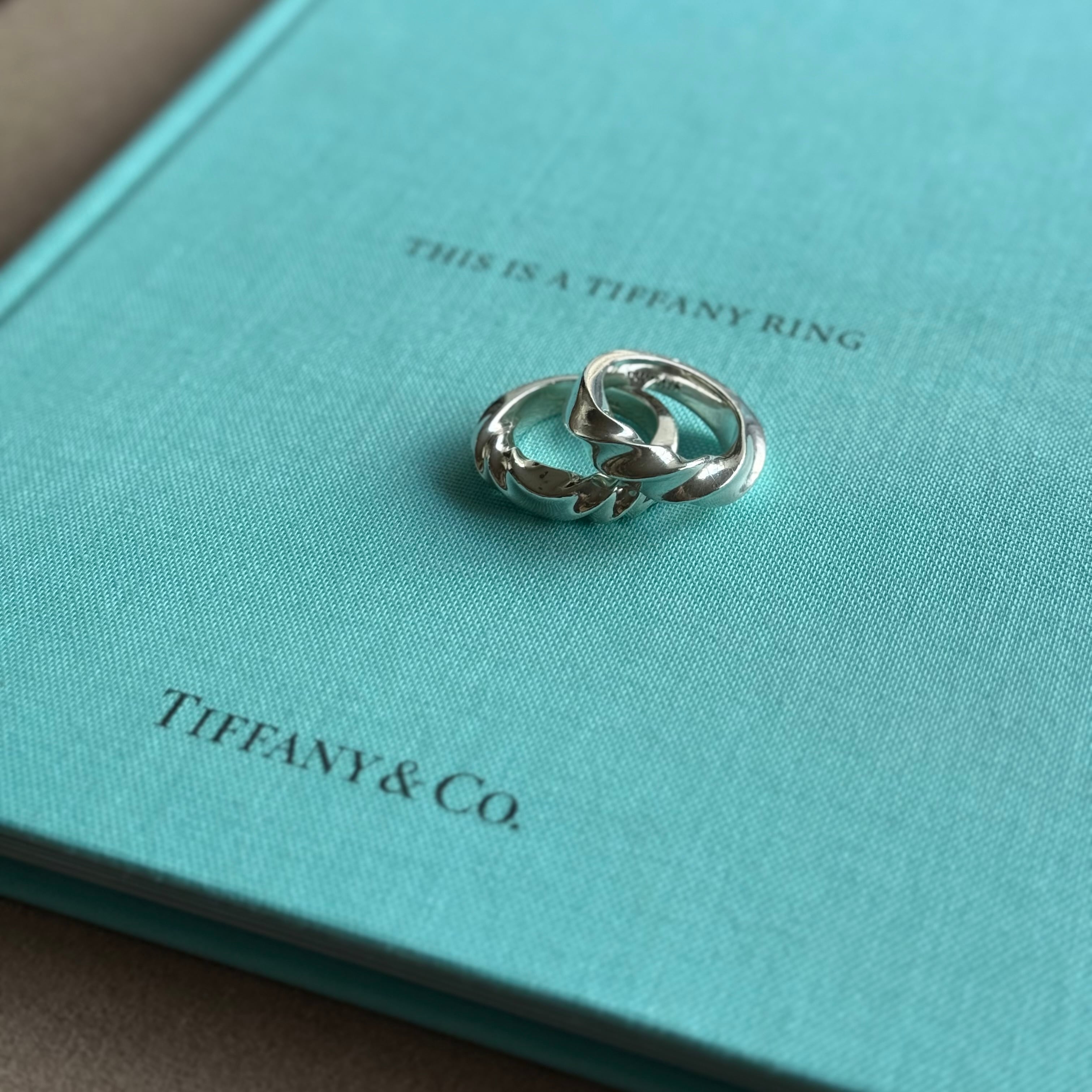 vintage tiffany ヴィンテージティファニー1996 twist ring silver925