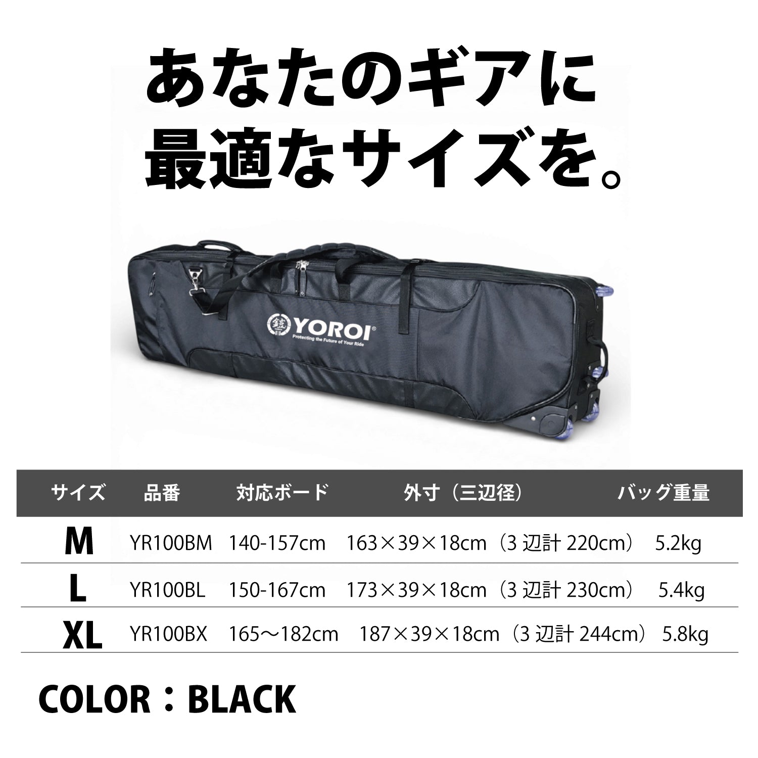 YOROI Four-Wheel Boardcase 鎧フォーウィールボードケース