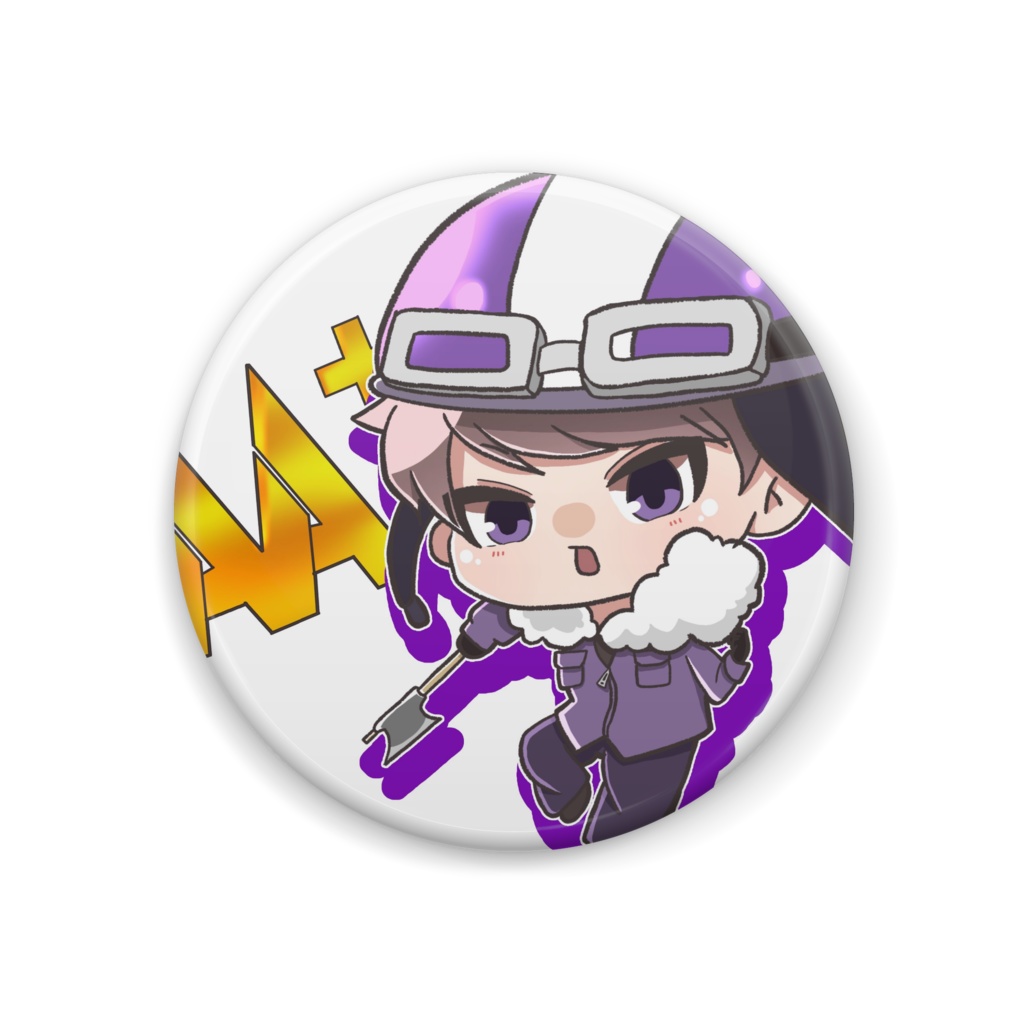 我々だ 缶バッジ ショッピ 4.4cm - にゃん太本舗 - BOOTH