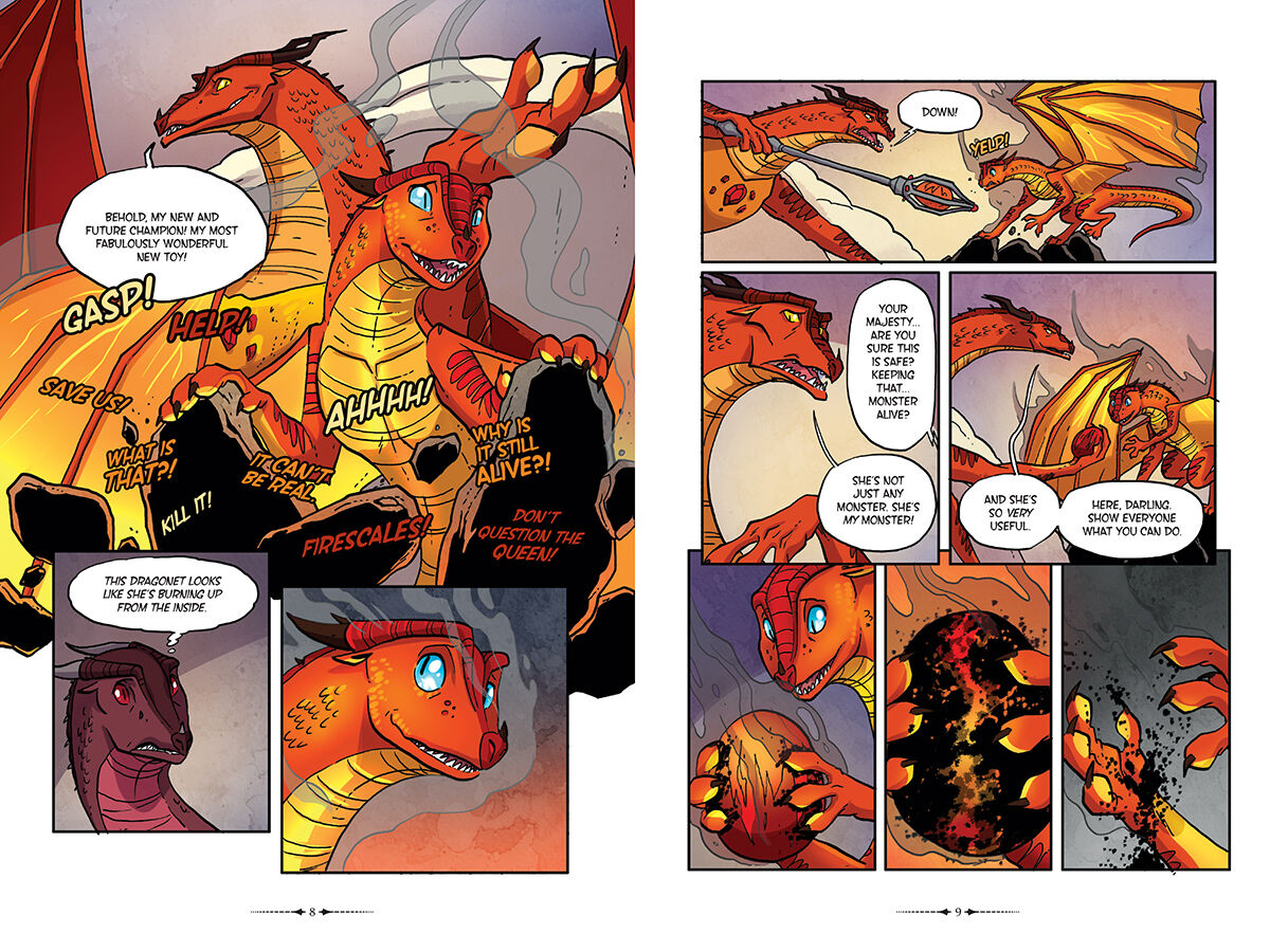Wings of Fire: The Graphic Novel #8: Escaping Peril | Scholastic
