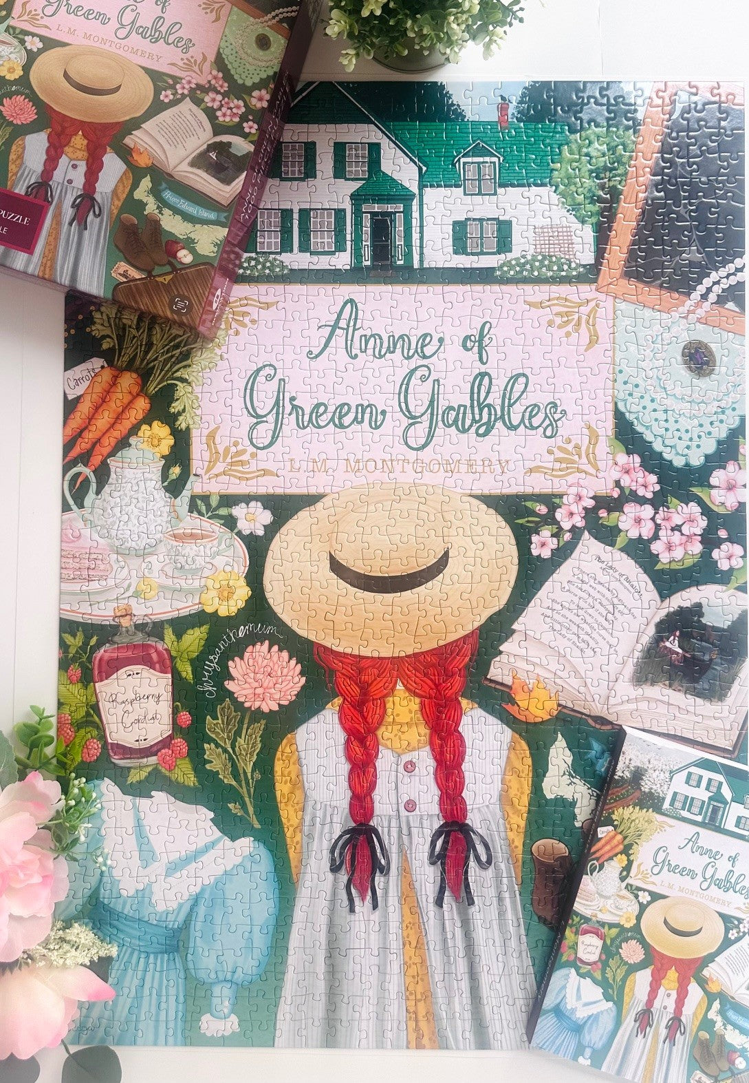 ANNE OF GREEN GABLES - 1000 PIECE Puzzle & Book Set