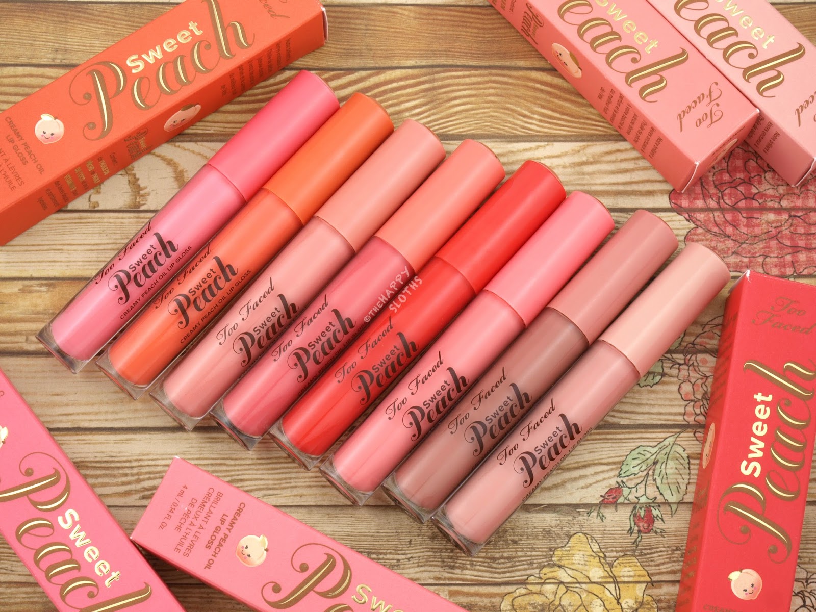 Too Faced Sweet Peach Creamy Peach Oil Lip Gloss: Review and