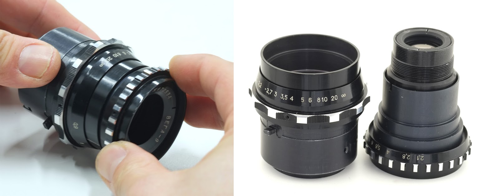 M42 MOUNT SPIRAL: KMZ VEGA-9 50mm F2.1, converted from Krasnogorsk