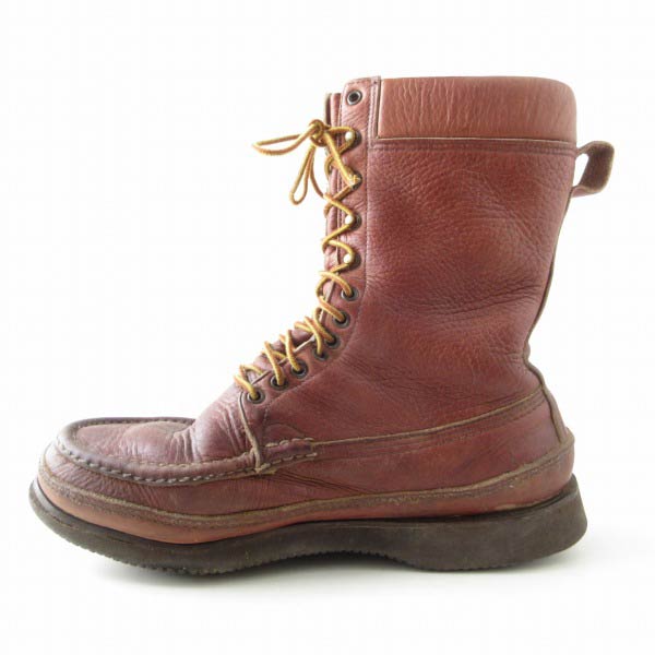 USA製 RUSSELL MOCCASIN ラッセルモカシン トリプルヴァンプ 編み上げ