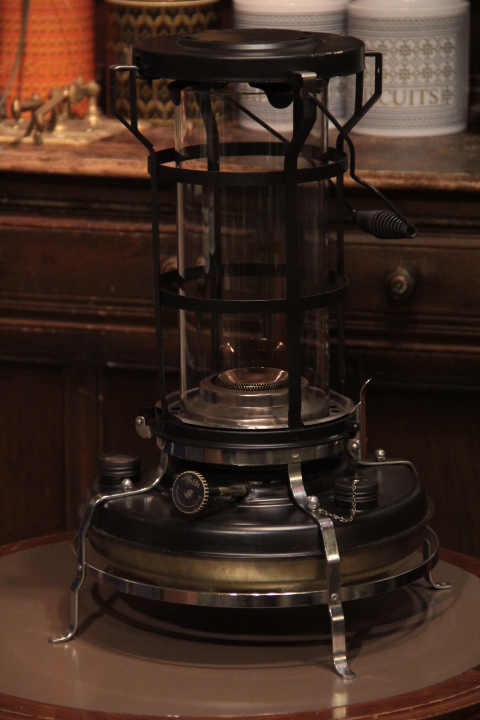 アラジンSeries16デラックス ガラスチムニー Burn-ups カスタム - BURN