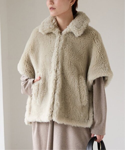 セール】TICCA（ティッカ） Woolファーポンチョ 0243410033（ポンチョ