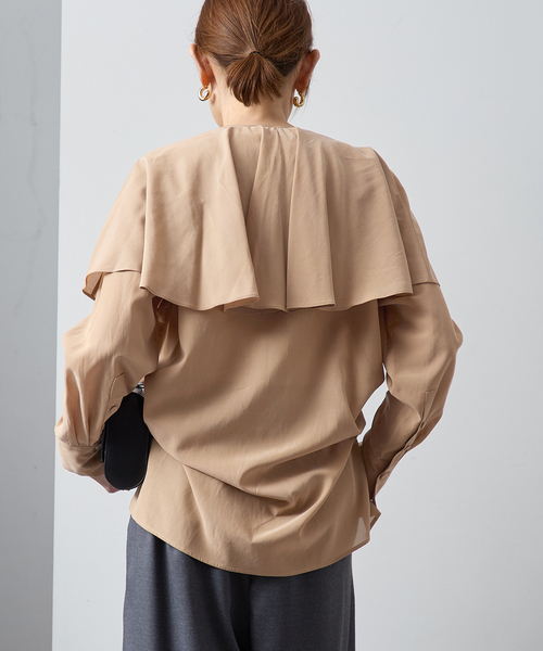 セール】ruffle collar ブラウス（シャツ/ブラウス）｜VERMEIL par