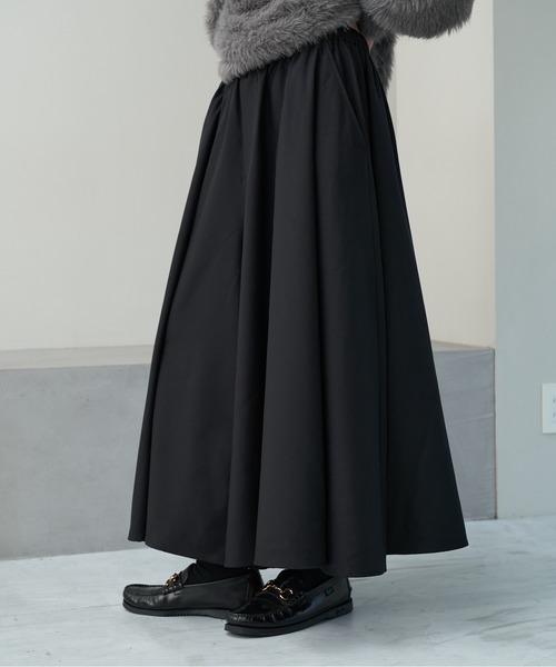 Drape Gather Hakama Pants - ドレープギャザー袴パンツ（スラックス