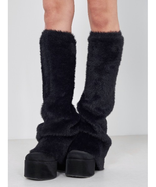 シャギーニットレッグウォーマー（レッグウォーマー）｜Darich