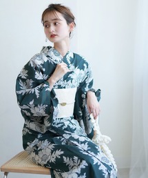 utatane（ウタタネ）の「浴衣3点セット きなりに光る黄色の蛍（浴衣