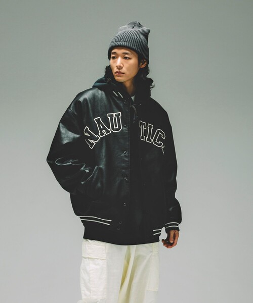 NAUTICA（ノーティカ）の「NAUTICA/ノーティカ Arch Logo Leather