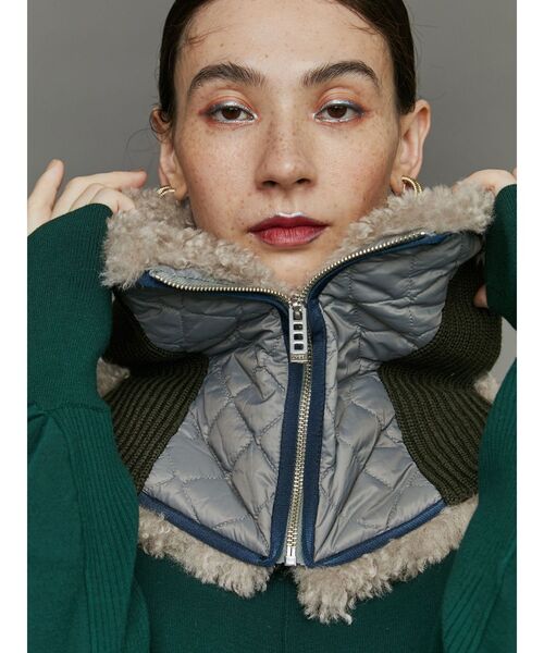 UN3D.（アンスリード）の「FABRIC MIX NECK WARMER / ファブリック