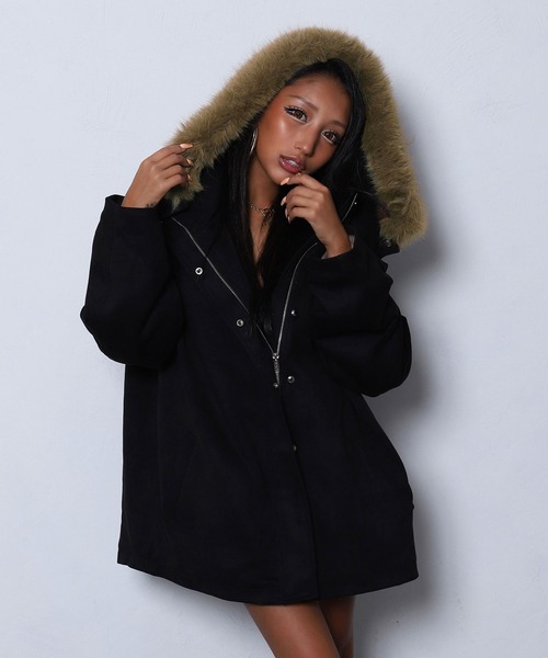 セール】【BLACKQUEEN】スウェードファーアウター（その他アウター