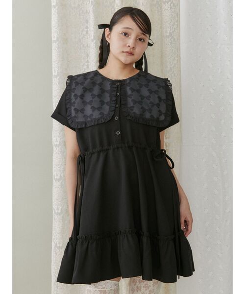 merry jenny（メリージェニー）の「スクエアカラーミニワンピース