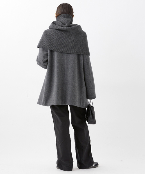 追加 リブニットケープ（ネックウォーマー/スヌード）｜AP STUDIO