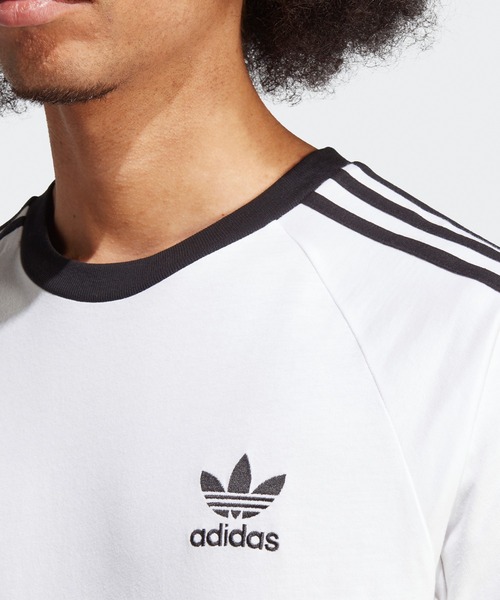 adidas/アディダス adidas ORI 3-STRIPES TEE 半袖Tシャツ リンガーT