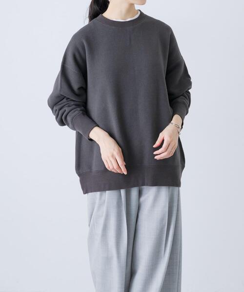 コットンリヨセルスウェットプルオーバー（スウェット）｜かぐれ