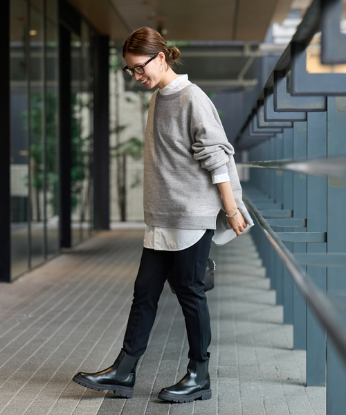 FRAMeWORK（フレームワーク）の「ボートネックワイドスウェット