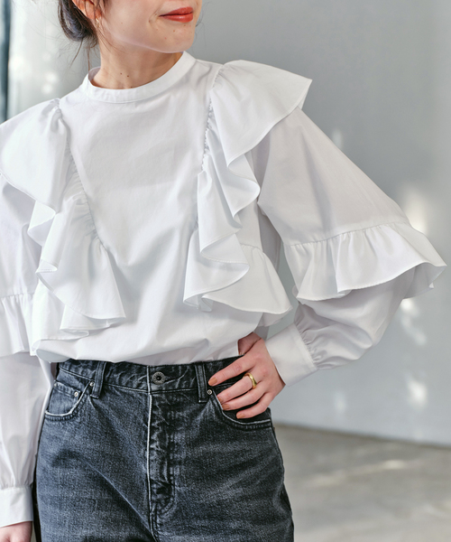 Spick & Span（スピックアンドスパン）の「コットンブロードフリル