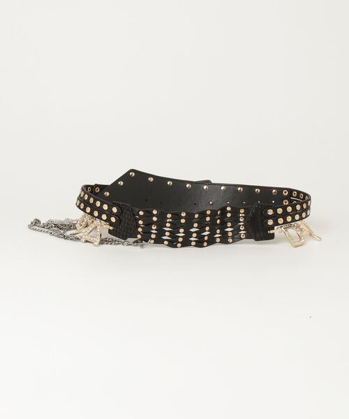 セール】チャーム付き スターバックル チェーンベルト（ベルト