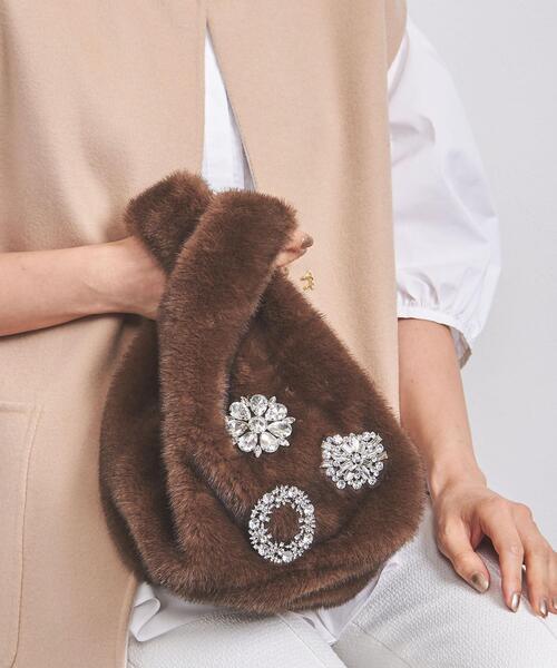 UNITED ARROWS（ユナイテッドアローズ）の「ビジュー フェイクファー