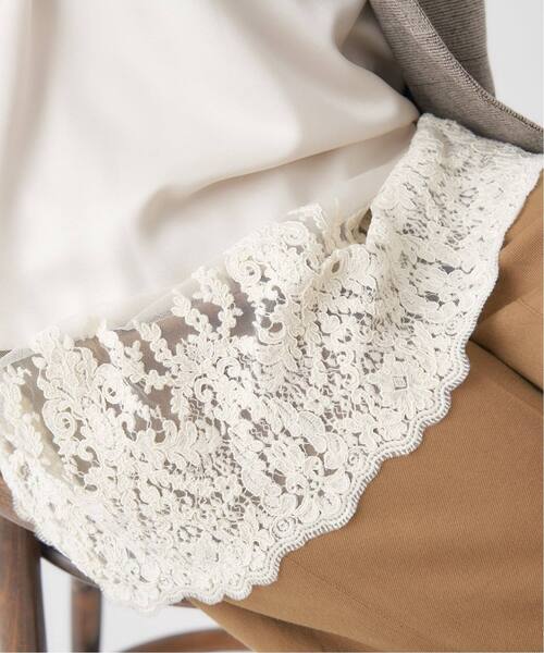 追加2》Satinレース キャミソールワンピース（ワンピース）｜IENA