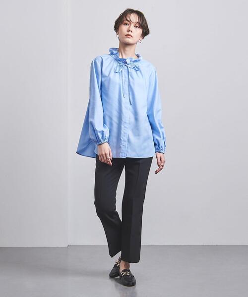 UNITED ARROWS（ユナイテッドアローズ）の「P フリルカラー ブラウス