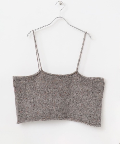 かぐれ（カグレ）の「カラーネップアルパカニットキャミソール