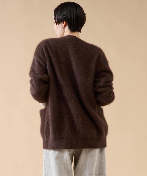 martinique（マルティニーク）の「FOXカシミヤVネックカーディガン