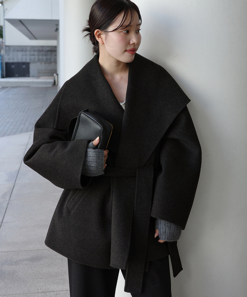 追加》HAMILTON DRAPE HALF コート 2（その他アウター）｜Plage