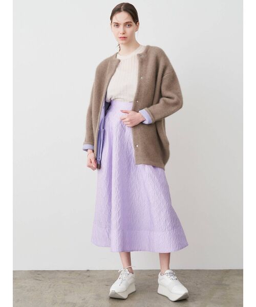 ELENDEEK（エレンディーク）の「ラクーンミックスWカーディガン