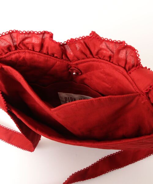 PINK HOUSE（ピンクハウス）の「ハートフリルショルダーバッグ