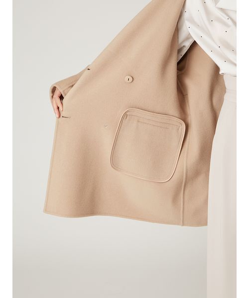 FRAY I.D（フレイアイディー）の「ウールリバーミドルAラインコート